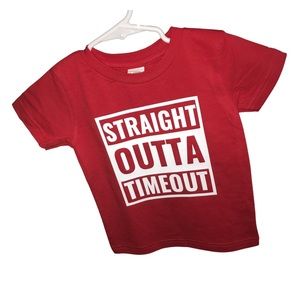 Toddler tee | funny toddler shirt | straight outta timeout